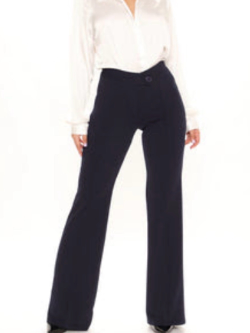 Fashion Nova black High-Waist Dress Pants